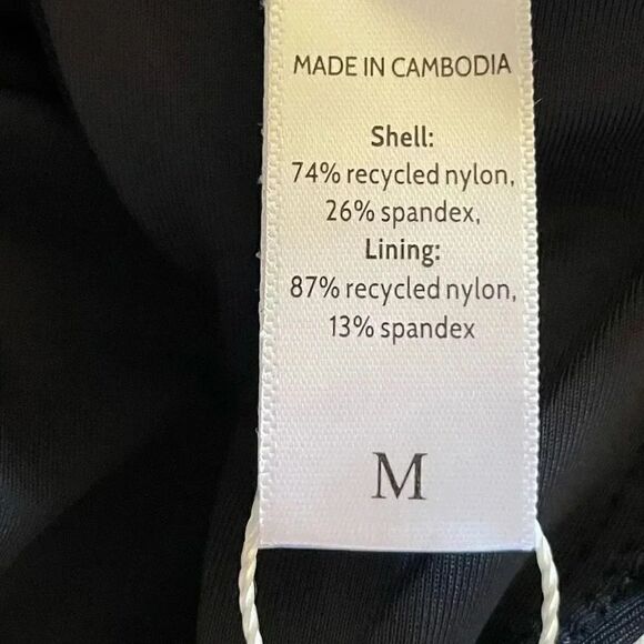 Andie The Sicily Bikini Black  Adjustable Straps Underwire Top
Bra Size M #1452 - Picture 8 of 10